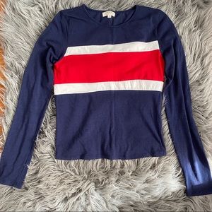 long sleeve fitted top